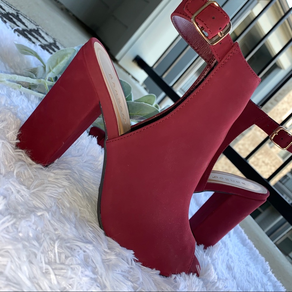 🥀 Cranberry SLINGBACK Heels | Size 9 🥀